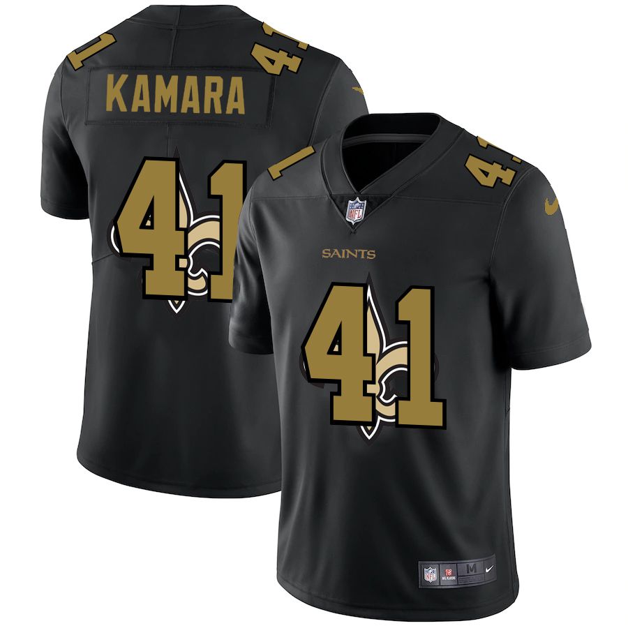 Men New Orleans Saints #41 Kamara Black shadow Nike NFL Jersey